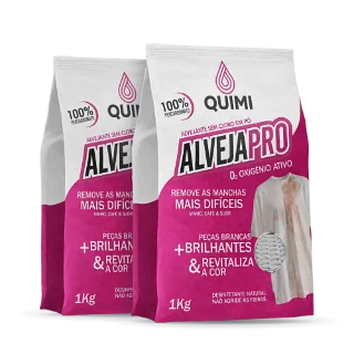 Kit com 2 pacotes de AlvejaPro de 1 kg